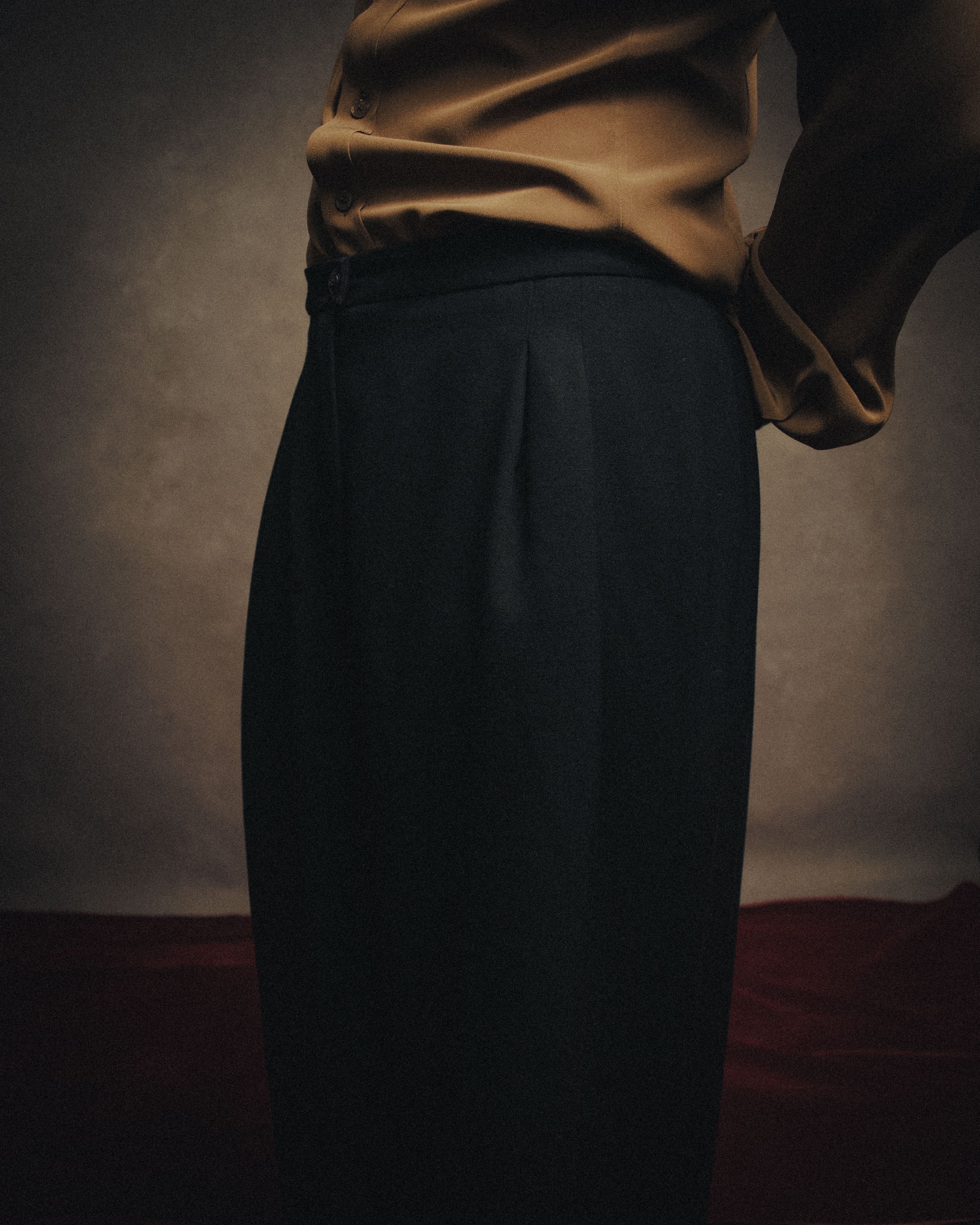 –SPECIAL– “CHANEL” 97AW Wide tuck trousers