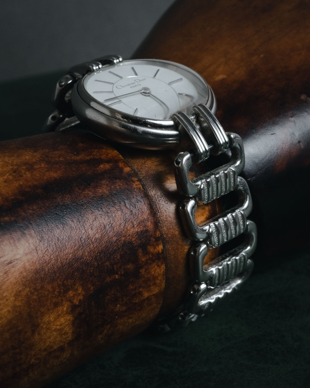 "Christian Dior" 90’s minimalist bracelet quartz watch