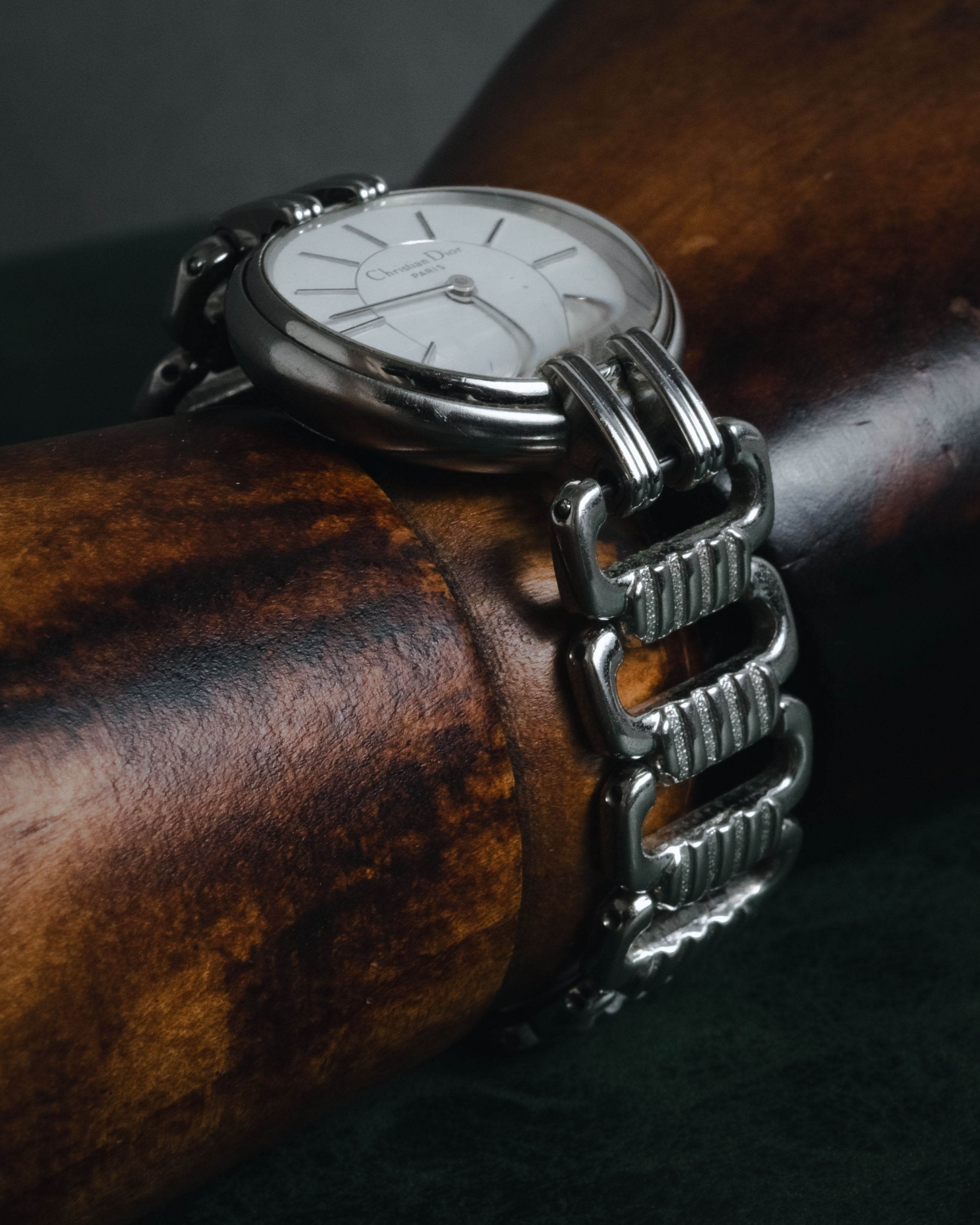 "Christian Dior" 90’s minimalist bracelet quartz watch