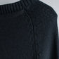 "tricot COMME des GARCONS" Maxi length deep black knit dress