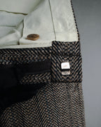 "Burberrys" 90’s Herringbone tweed wool suit set