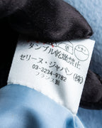 “CELINE “ beautiful shaped sky blue tailored jacket