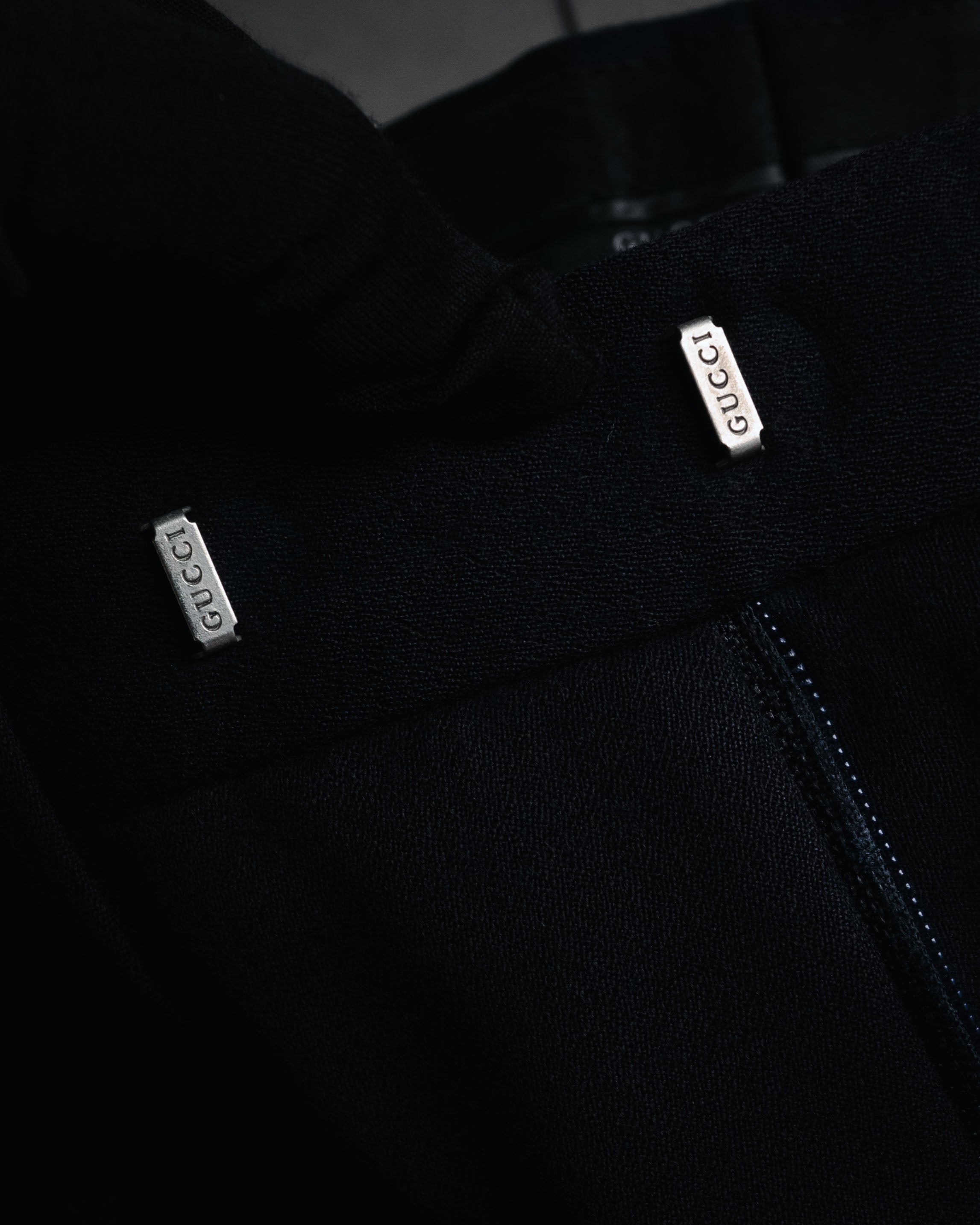 "GUCCI" 90’s-00’s Cashmere blend minimalist three button suit set