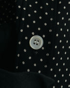 "CELINE" 2010's-2020's Polka dot viscose long sleeve shirt