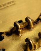 "LOEWE" Gold metal dome motif bracelet