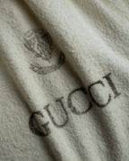 "GUCCI" Filigree vintage design chain shoulder leather bag