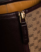 "GUCCI" 20’s archive canvas panel jockey boots