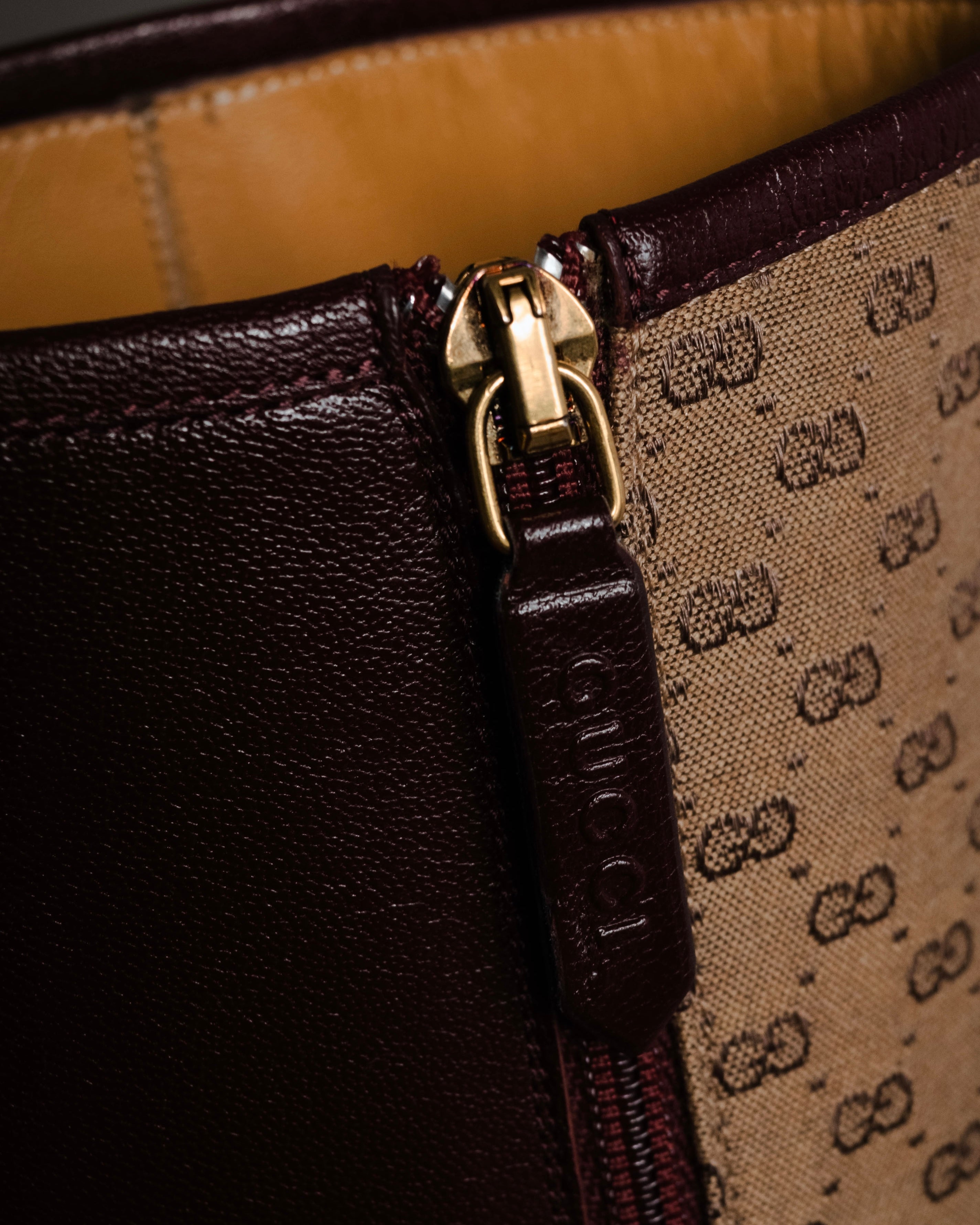 "GUCCI" 20’s archive canvas panel jockey boots