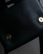 "JIL SANDER" Minimalist design leather shoulder bag