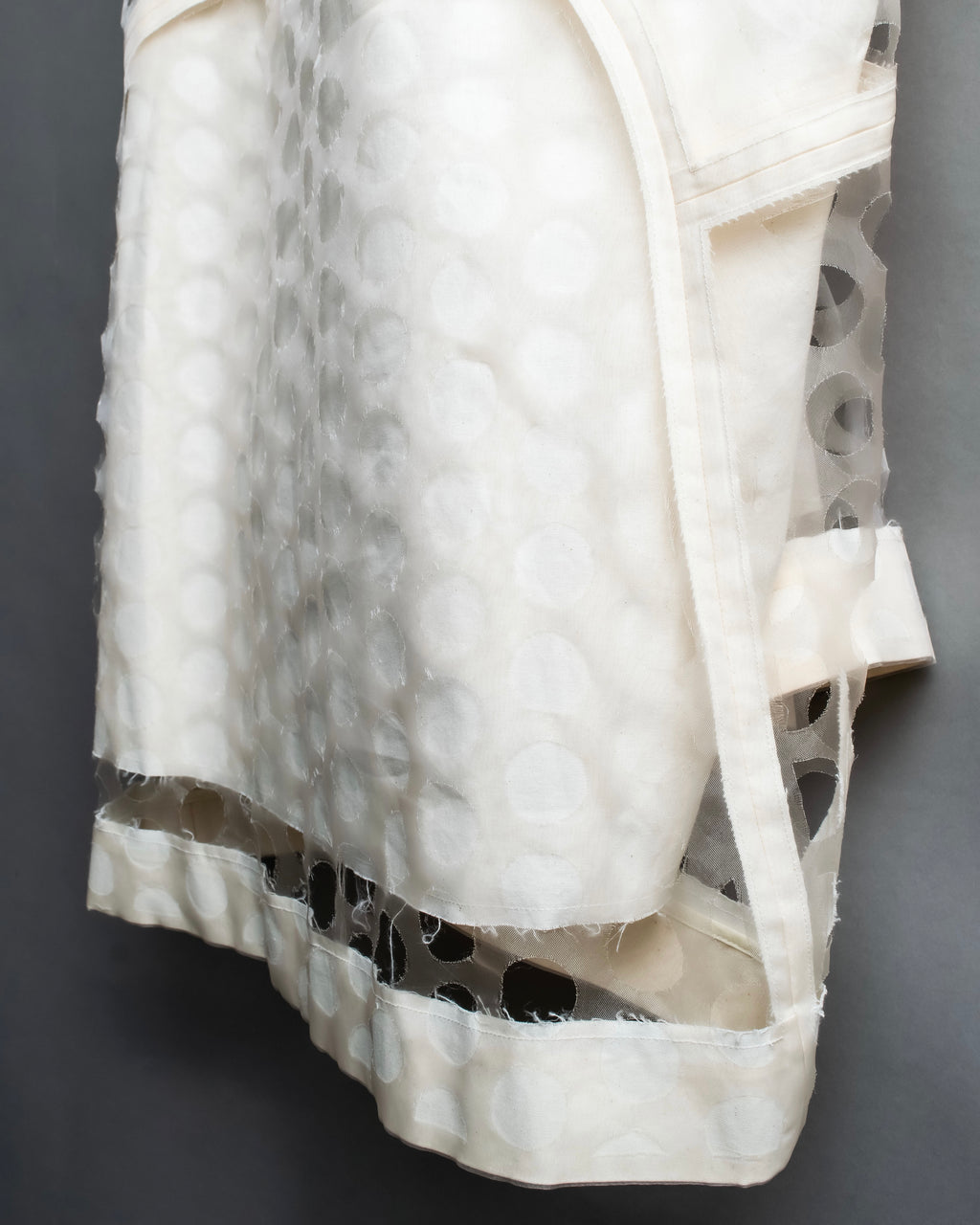 "MAISON MARGIELA" 20SS Polka dot tulle layered skirt