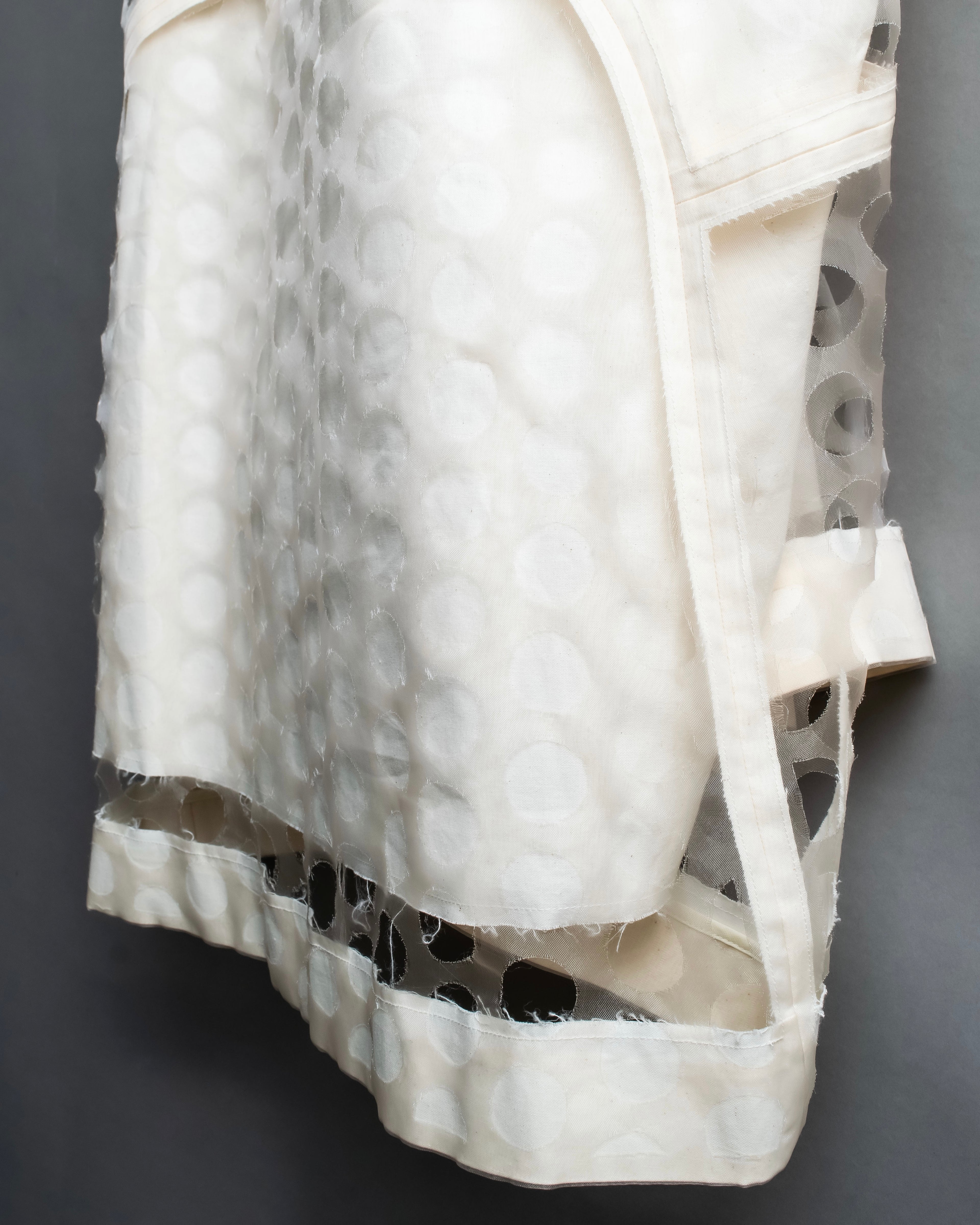 "MAISON MARGIELA" 20SS Polka dot tulle layered skirt