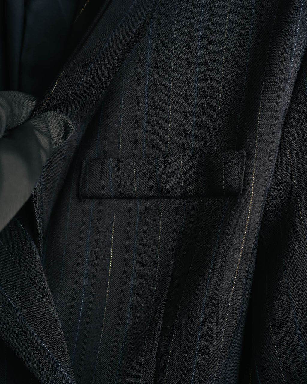 -SPECIAL-“SAINT LAURENT” 18's- Modern pinstripe double breasted jacket