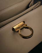 “Salvatore Ferragamo” 1990’s-00’s Gancini top handle bag