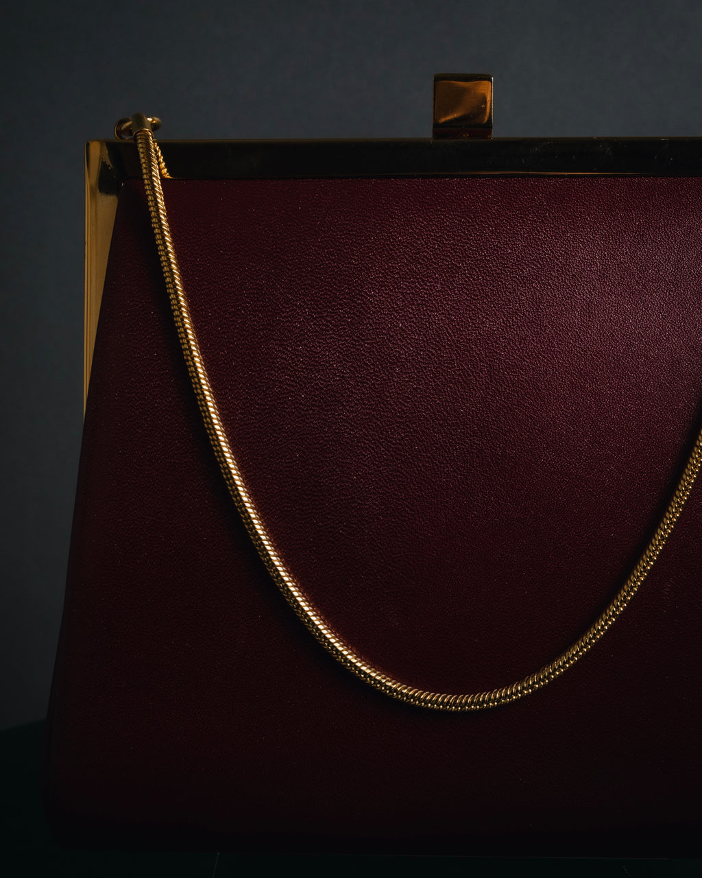 "BURBERRY" 00’s Framed chain formal bag