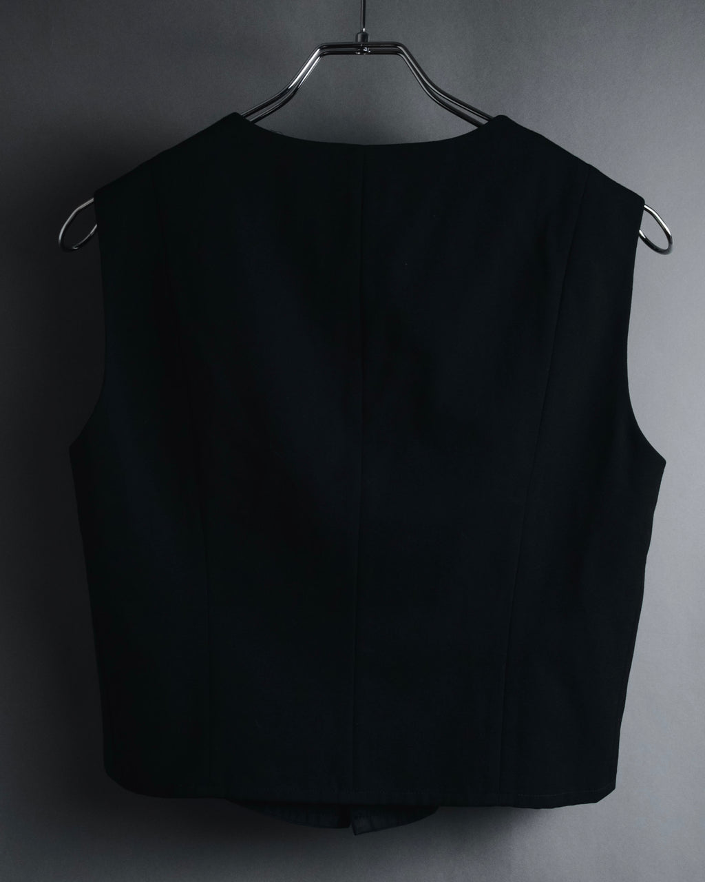"tricot COMME des GARCONS" 2004 SS draped lapel cropped vest