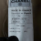 "CHANEL" Large lapel double breasted straight line coat