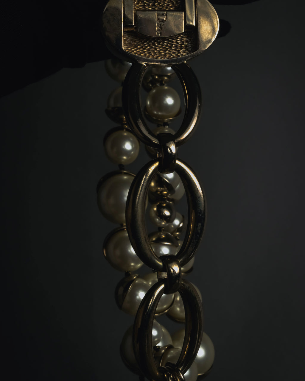 -SPECIAL- "Christian Dior"
John Galliano period Pearl Metal Design Layered Necklace
