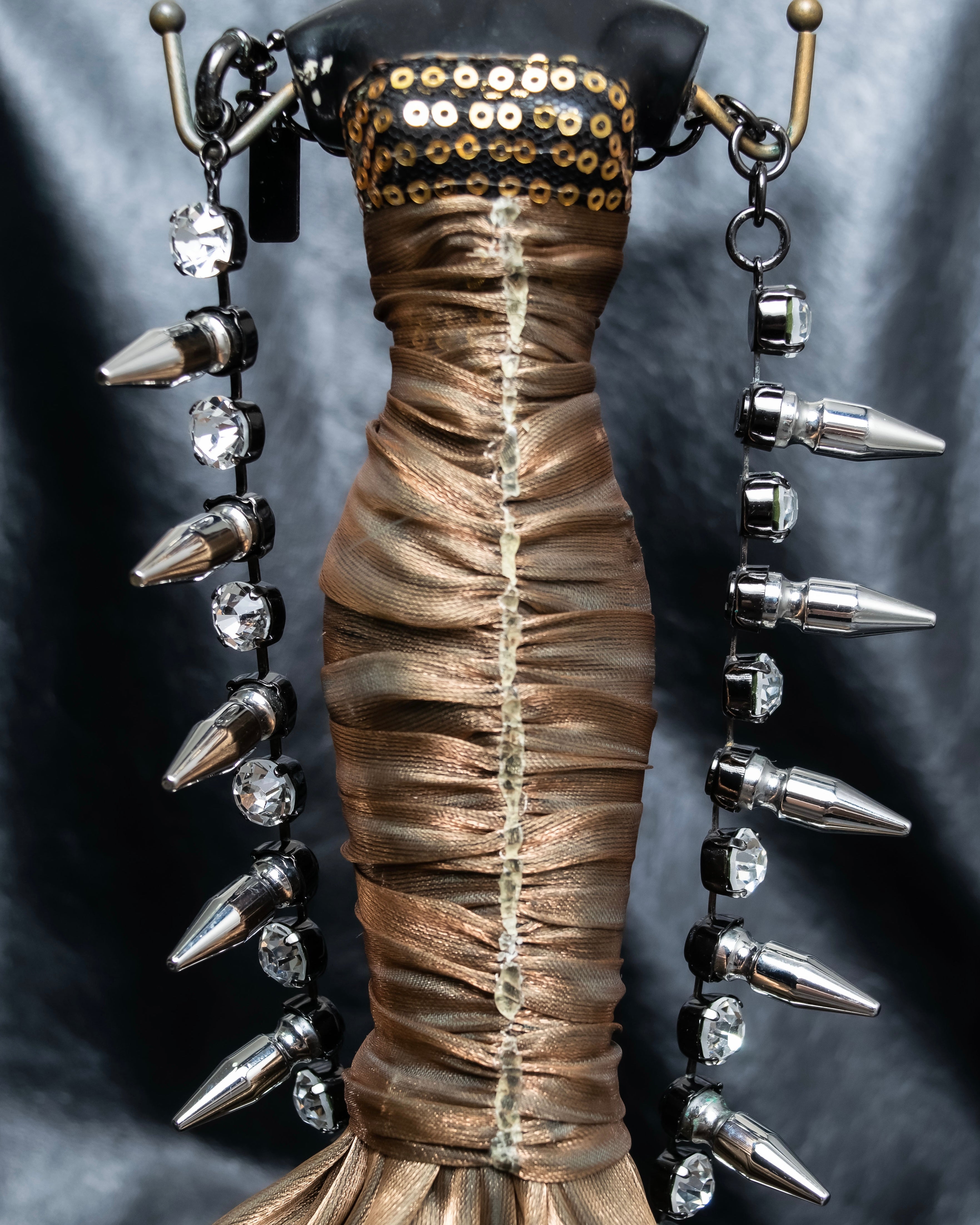 "N21 NUMERO VENTUNO" Studded diamond combination necklace