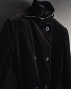 -SPECIAL- "JIL SANDER"
90’s-00’s Architectural cotton velvet belted coat