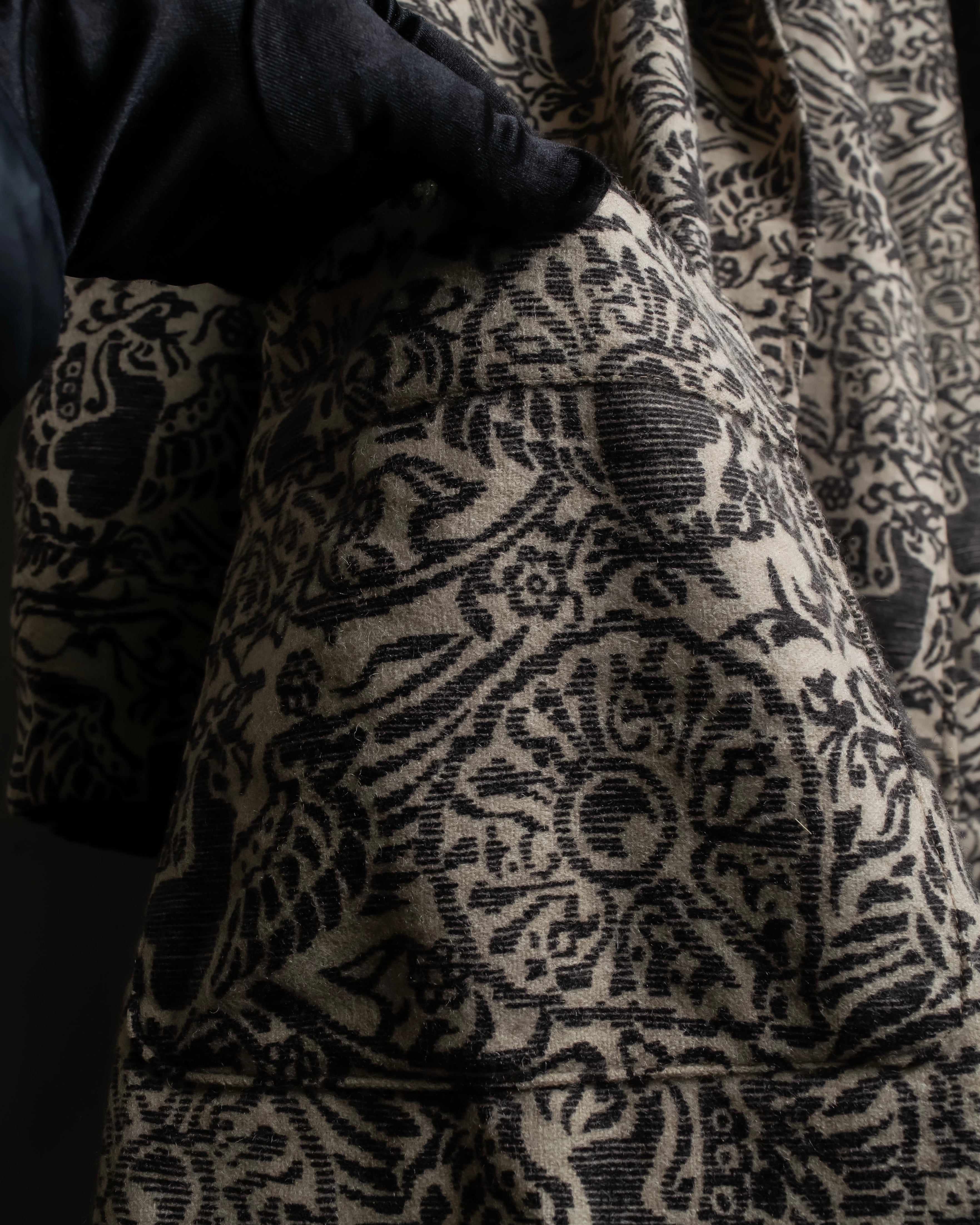 Vintage gobelin oversized gown coat