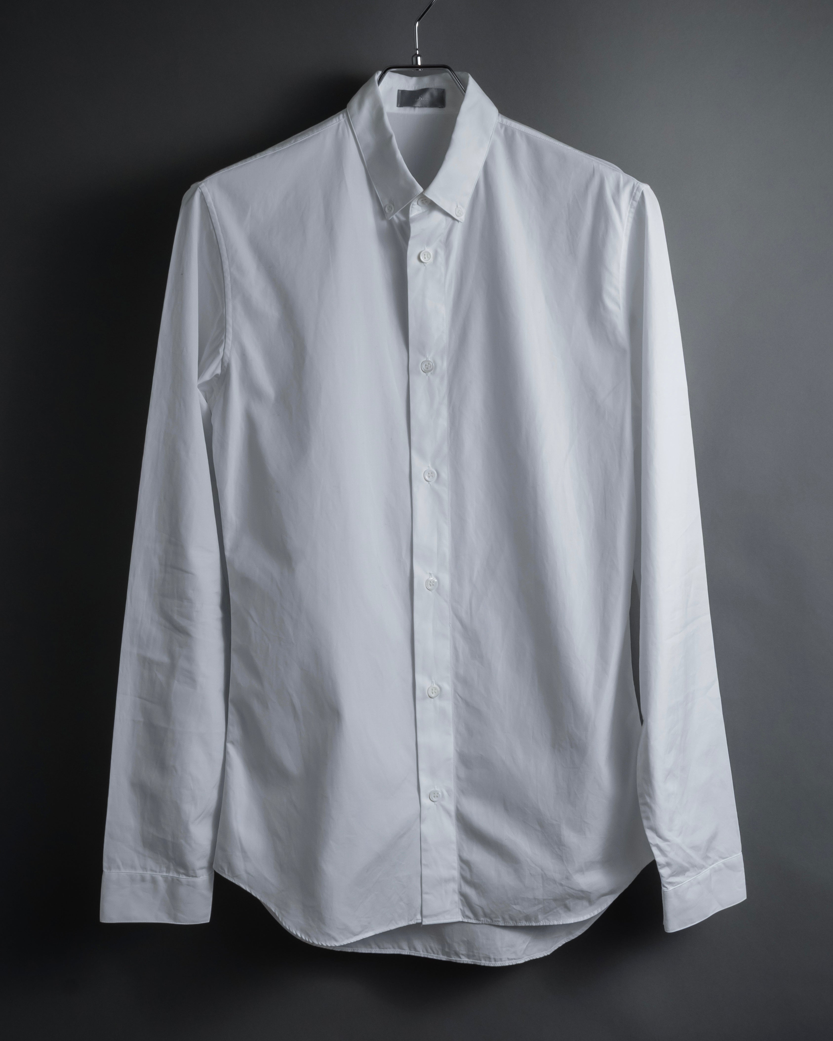 "DIOR HOMME" 00's Edith Slimane design sophisticated white shirt