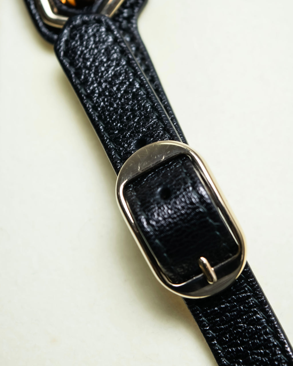 "BALENCIAGA" 3 layer  buckle design leather bracelet