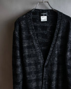 "CHANEL" Sample product hairy material light unevenness cardigan