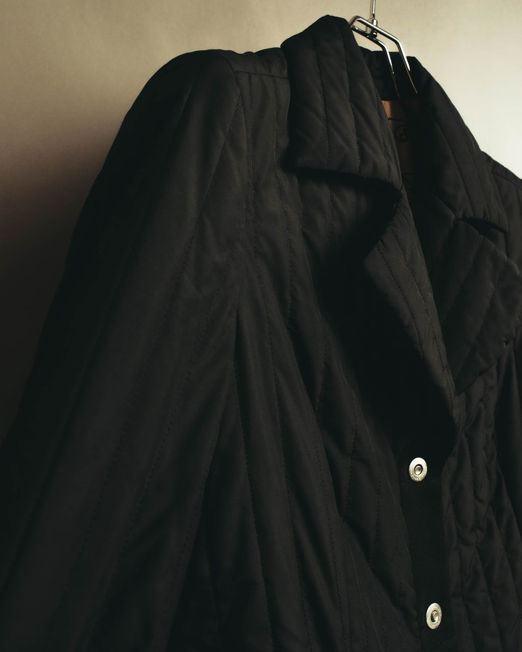 “Salvatore Ferragamo” 00’s-10’s Padded tailored long coat