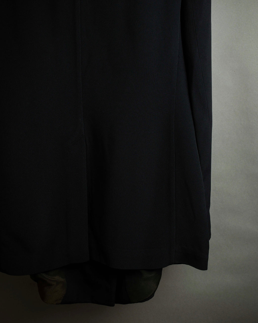 "GUCCI" Three-dimensional lapel design draped tailored jacket