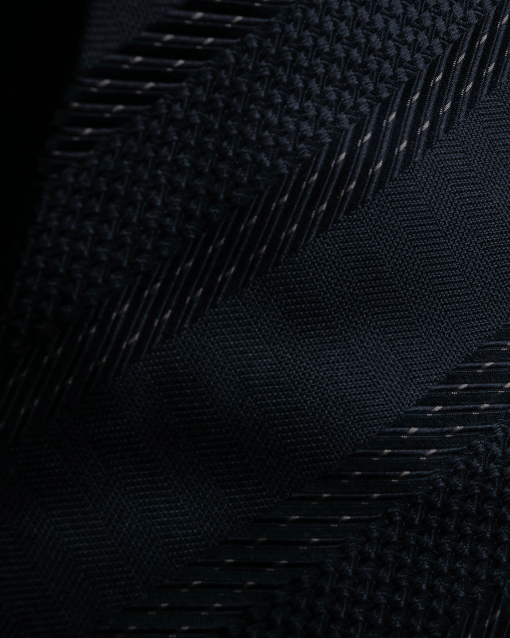 "GIORGIO ARMANI" Mixed material striped necktie