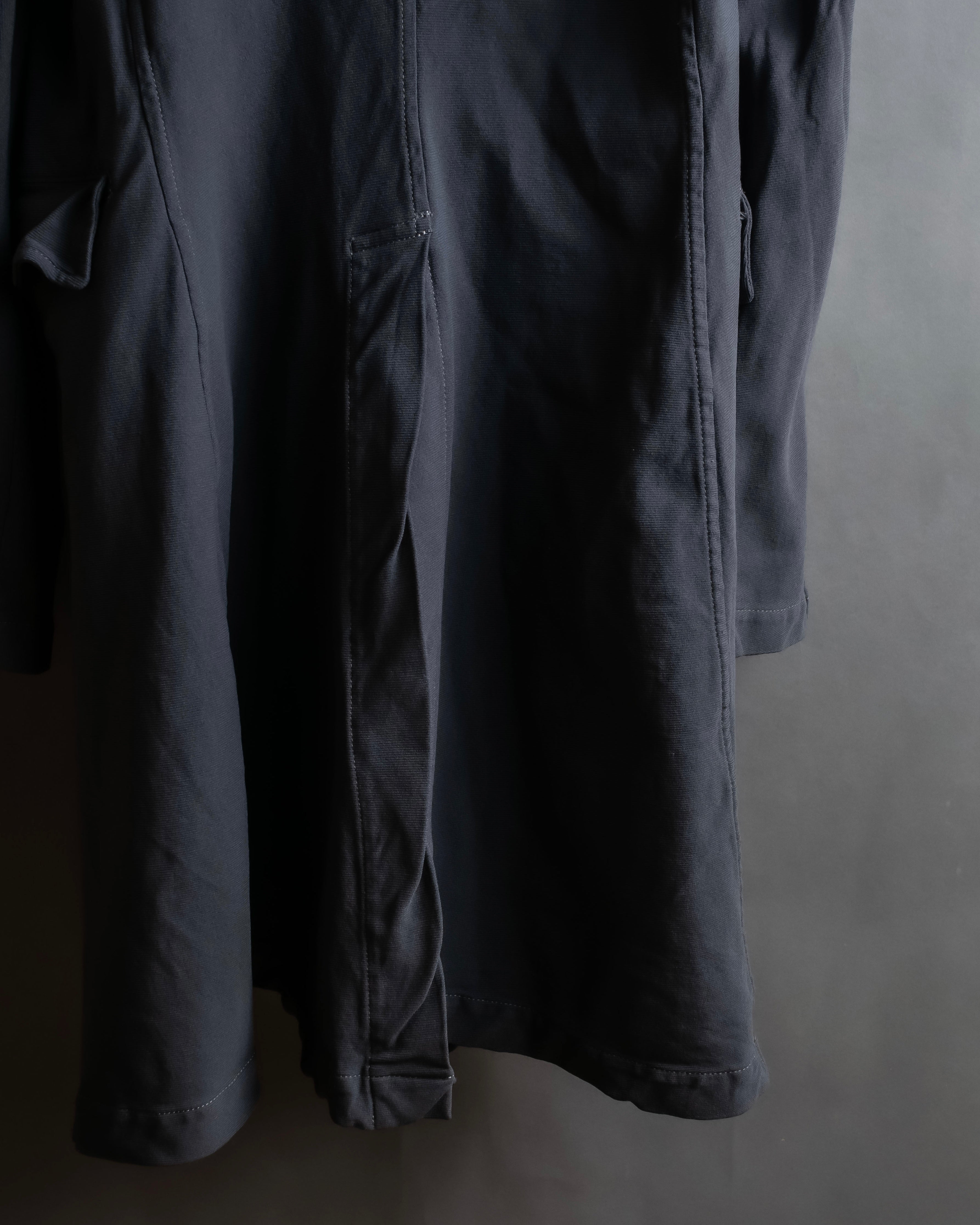 "COMME des GARCONS COMME des GARCONS" Stitchwork placket cut line coat