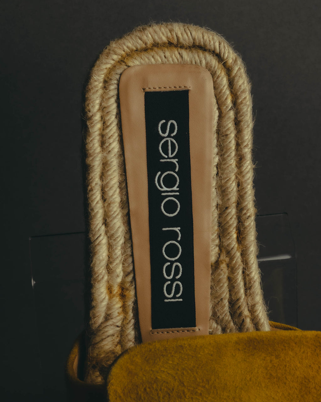 “Sergio Rossi” 2017-2023 suede sr1 espadrille slide sandals