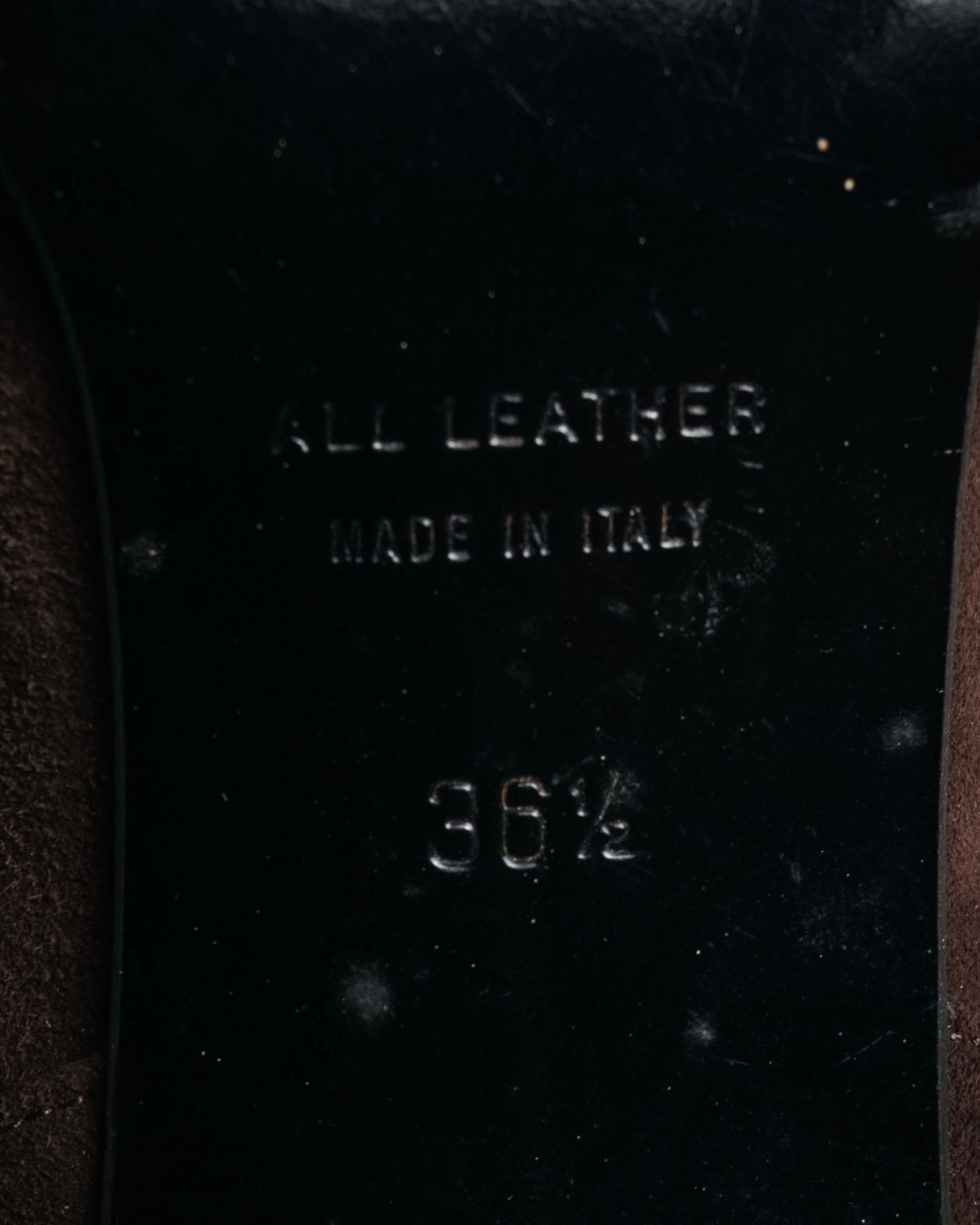 “Yves Saint Laurent” 90’s-00’s Suede ribbon lace-up pumps