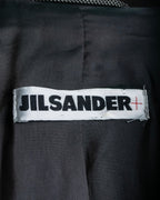 "Jil Sander+" Peaked label minimalist design tailored coat