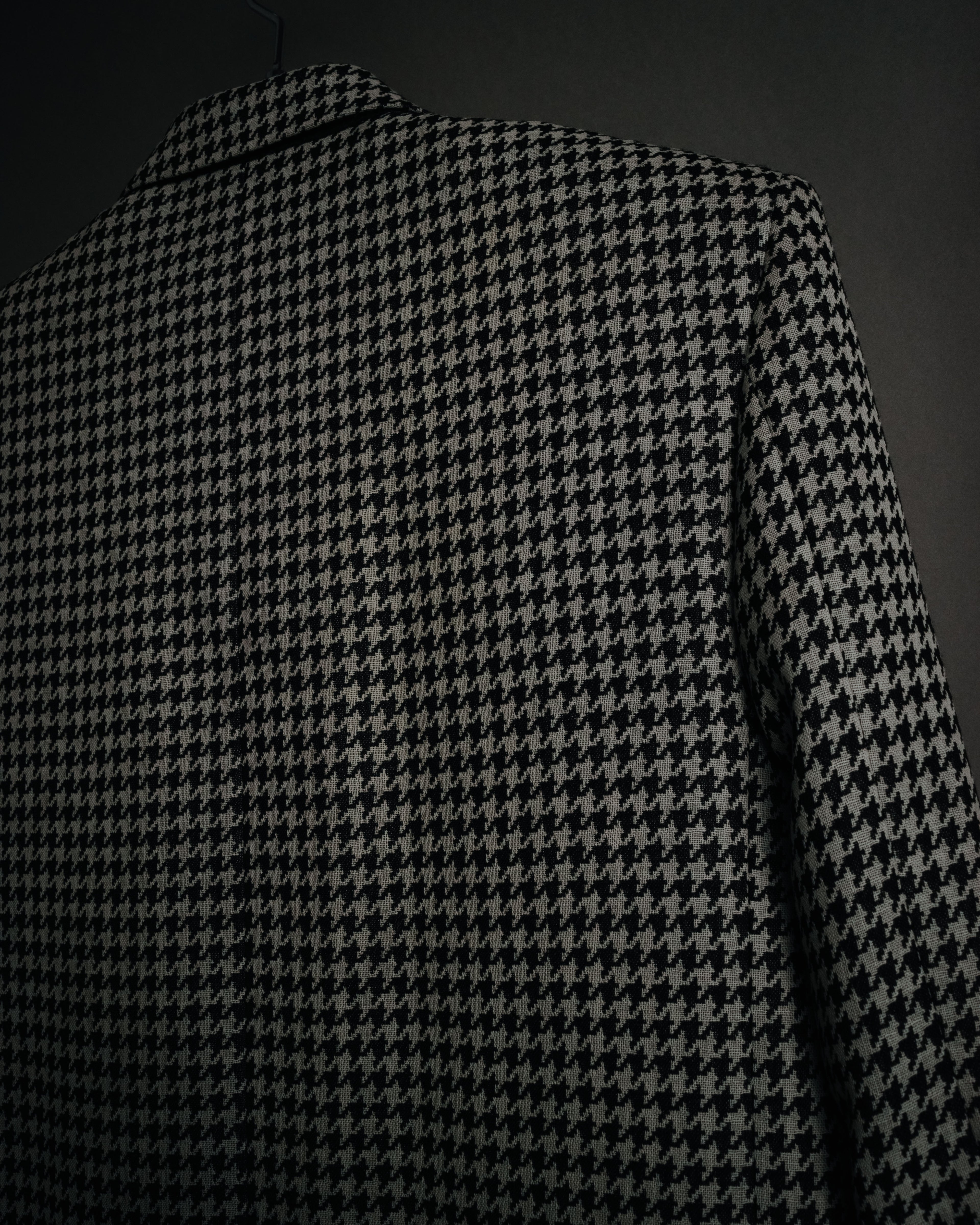 –SPECIAL– "SAINT LAURENT PARIS"
10’s Houndstooth leather-lapel peak blazer