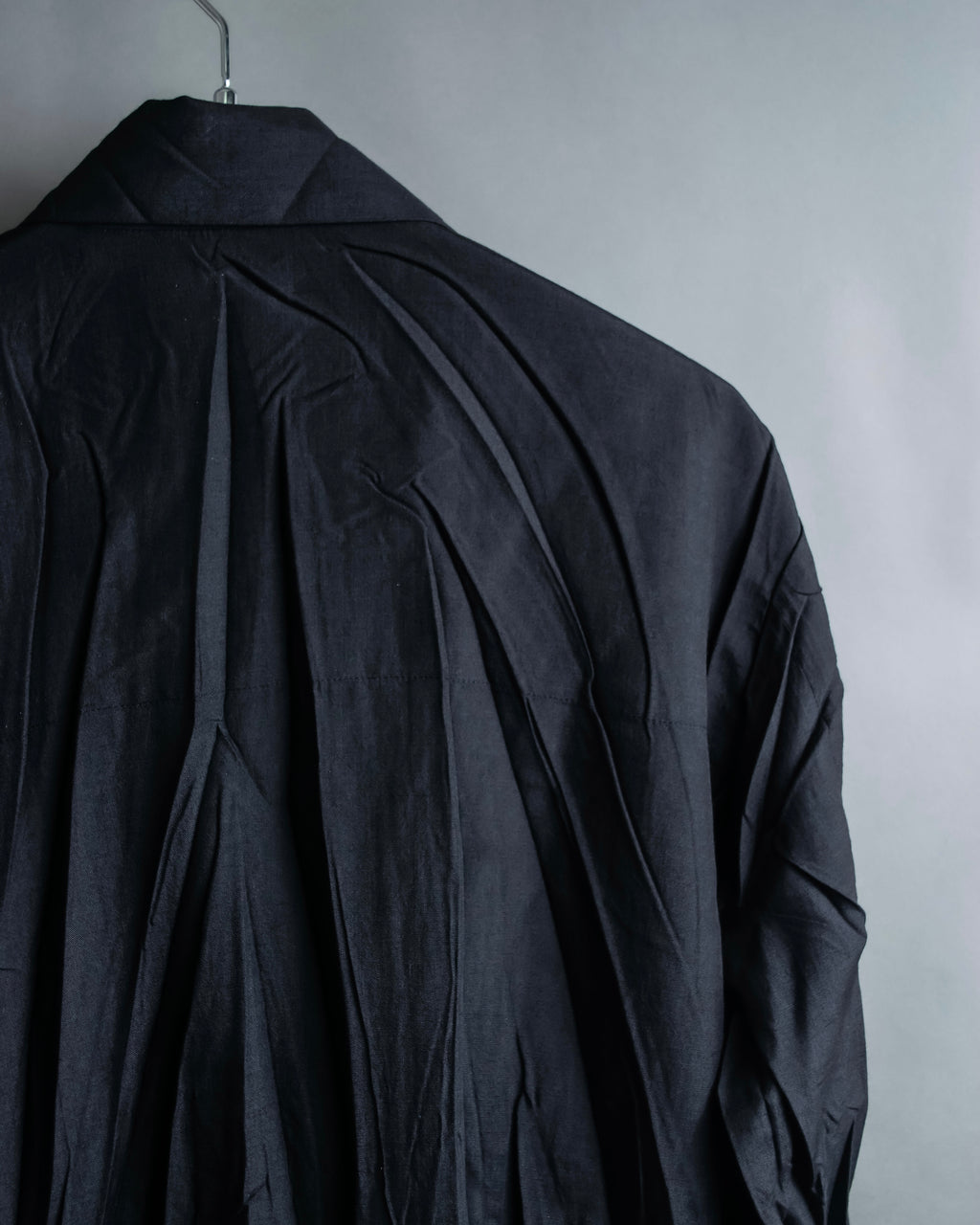 “ISSEY MIYAKE” wrinkle processing oversize tailored jacket
