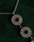 “TIFFANY & CO.” 2000’s 1837 three drop circle pendant