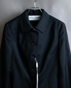 "DOLCE &amp; GABBANA" Waist shape wool soutien collar jacket