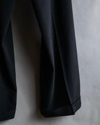 "JEAN PAUL GAULTIER FEMME"
 High-waisted straight draping slacks