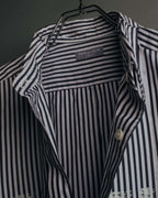 "COMME des GARCONS HOMME" 00's Graphic striped long sleeve shirt