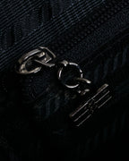 "BALENCIAGA" Horizontal metallic plate design leather shoulder bag