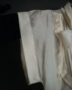 -SPECIAL- “VALENTINO ROMA” 2000’s sheer bow tie ruffled blouse