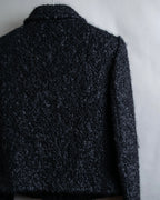 "GUCCI" Compact pattern bouclé wool jacket