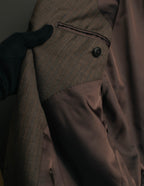 "BURBERRY LONDON" 00's-10's Classic striped double-breasted wool suit