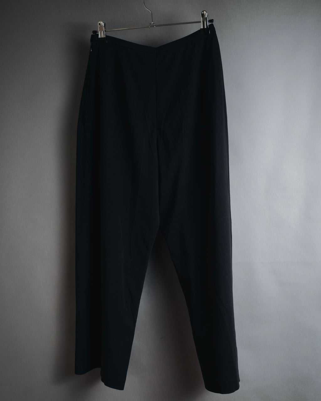 "YVES SAINT LAURENT" Elegant draped tailored slacks