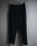 "YVES SAINT LAURENT" Elegant draped tailored slacks