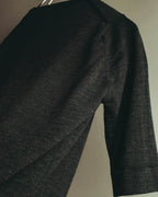 "Margaret Howell" 90's-00's Soft wool short sleeve knit top