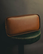 "LOEWE" 80s–00's logo embossed leather handbag