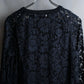 "VALENTINO" Floral lace design trimmed pullover