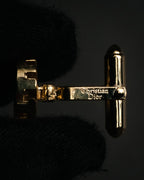 “Christian Dior” 70’s-80’s Geometric cut cufflinks